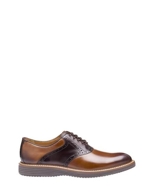 Johnston & Murphy Brown Upton Saddle Shoe for men