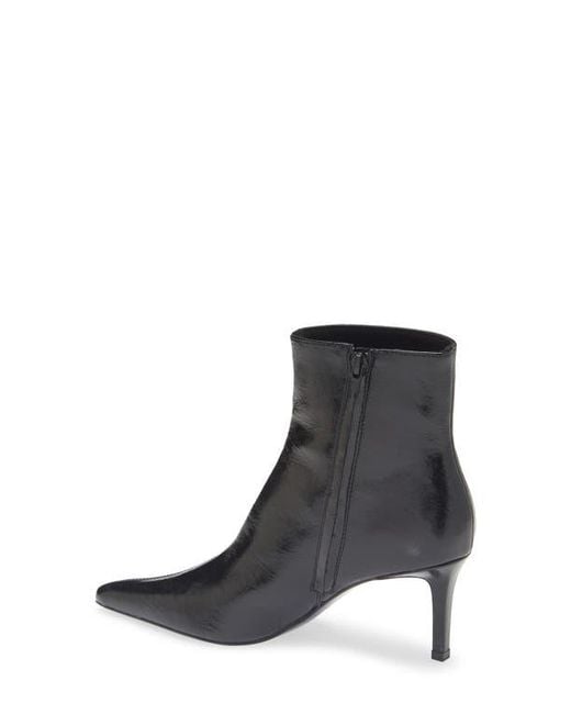 Mango Black Valle Pointed Toe Bootie