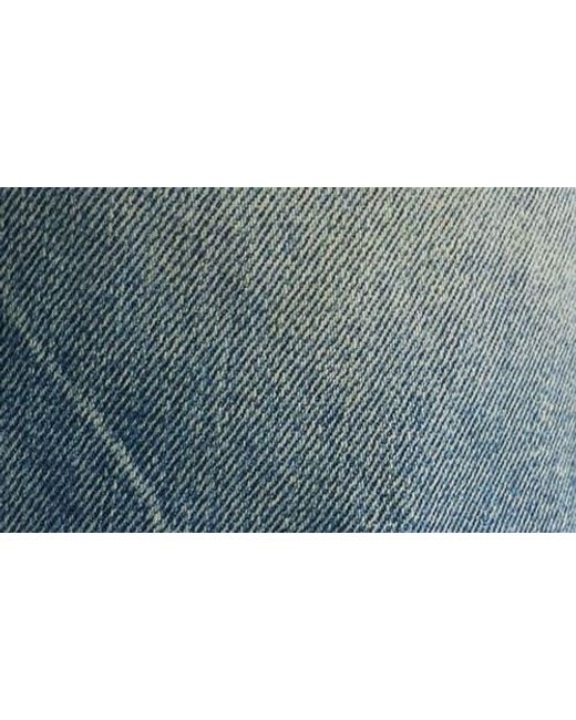 BBCICECREAM Blue Bb Trek Slim Fit Distressed Jeans for men