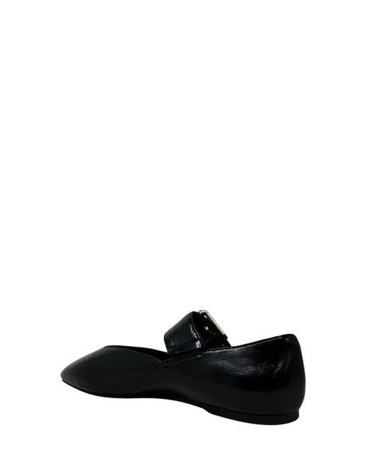 Shu Shop Black Buckle Flat