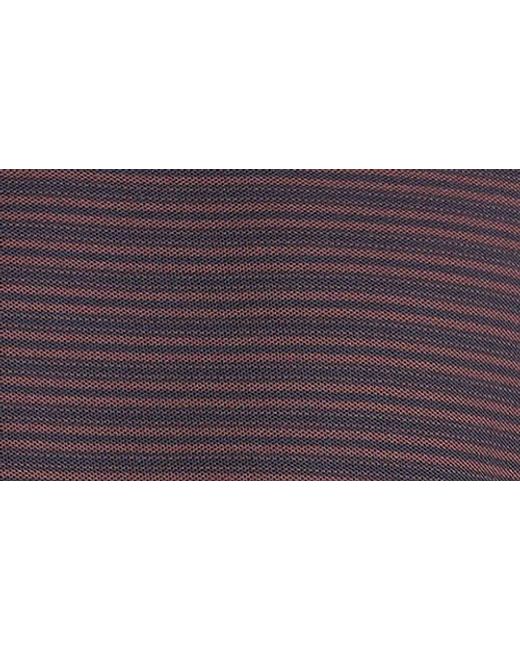 Vince Purple Striped Pima Cotton Piqué Long-Sleeve T-Shirt for men