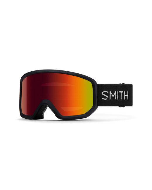 Smith Red Transfer Low Bridge Snow Goggles