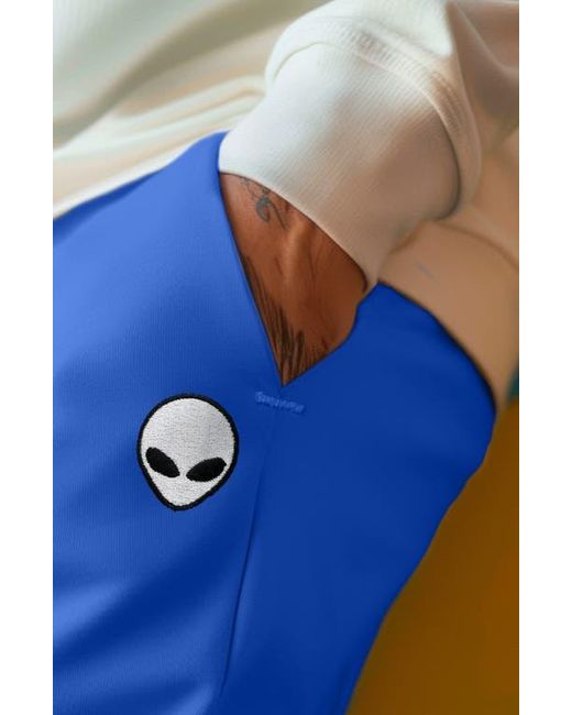 Alix Blue Alien Midweight Fleece Jogger Pant for men