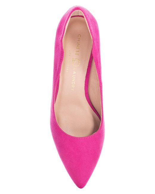Chinese Laundry Pink Rya Pointed Toe Pump