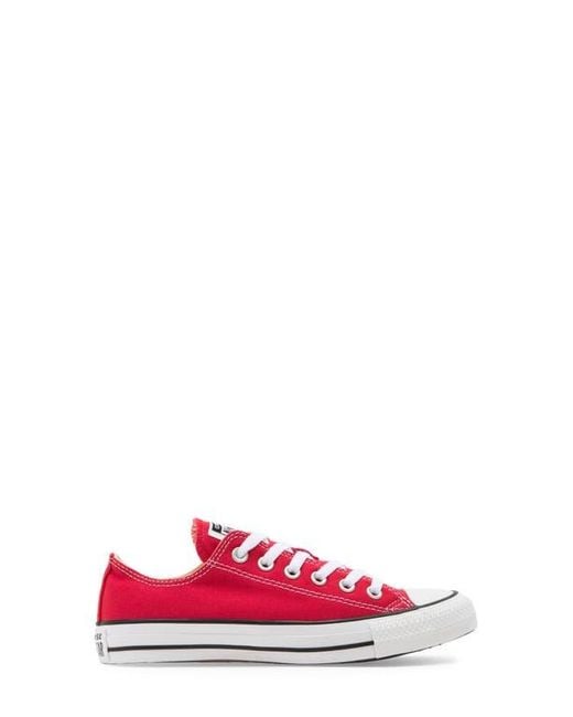 Converse Red Chuck Taylor All Star Low Top Sneaker