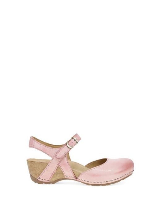 Dansko Pink Tiffani Wedge Pump