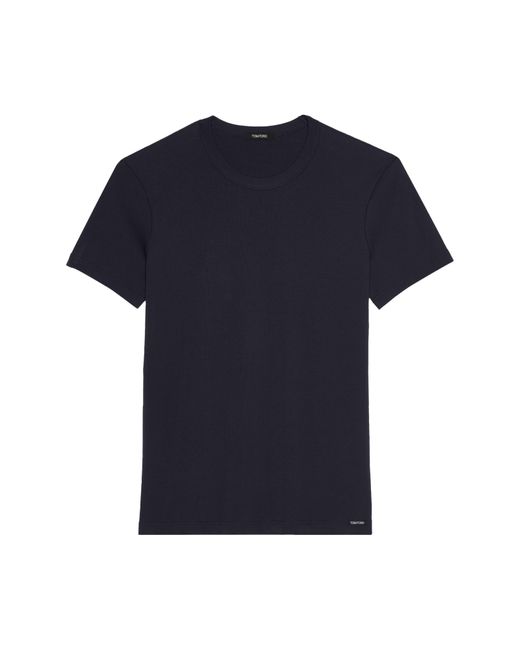 TOM FORD Cotton Jersey Crewneck T-Shirt