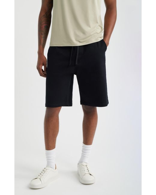 Saint Studio Black Peninsula Forever Drawstring Shorts for men