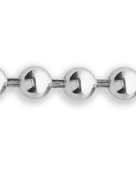 Lagos White Sterling Anthem 5Mm Ball Chain Necklace