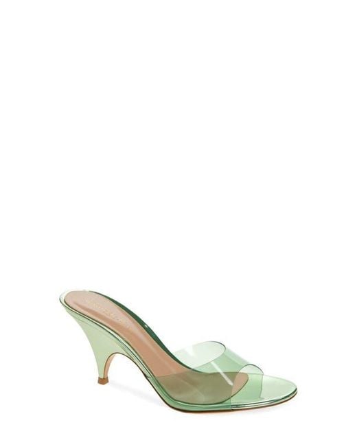 Gianvito Rossi Green Sofia 70 Mule