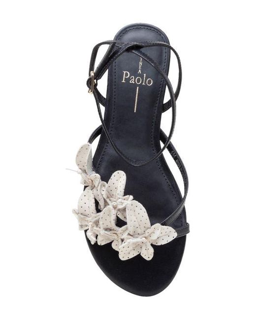 Linea Paolo Metallic Lucia Ankle Strap Sandal