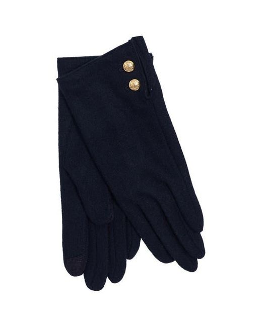 ZZDNU Lauren Ralplh Lauren Blue 2 Button Cashmere Blend Touch Glove