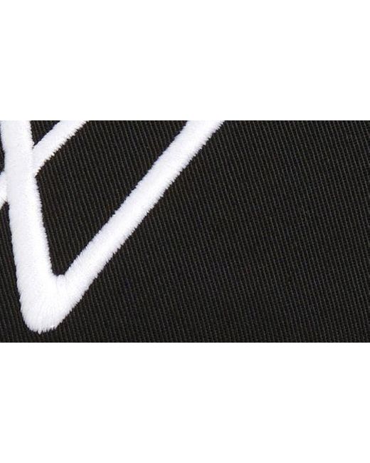 Off-White c/o Virgil Abloh Black Multi Logo Adjustable Baseball Cap for men