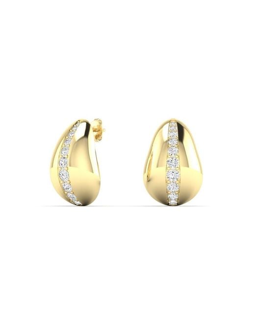 Everlee Metallic Diamond Cloud Lab Diamond Earrings