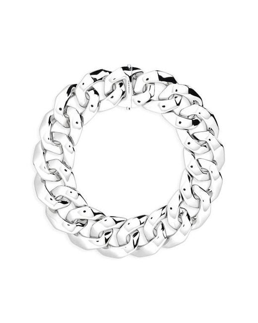 Givenchy White Large Chain Link Necklace