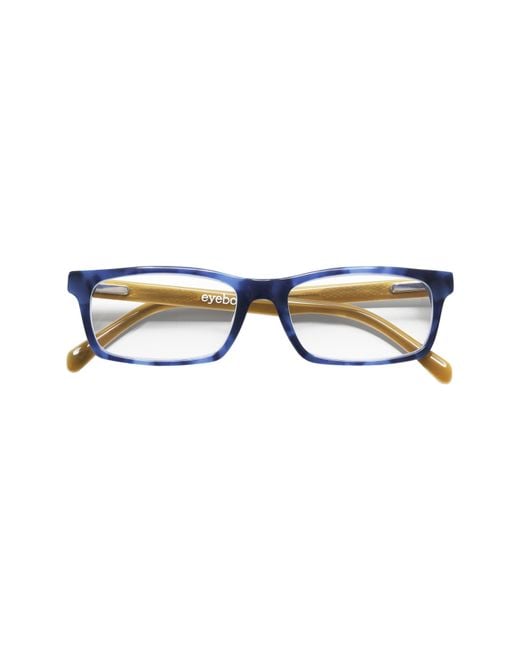 Eyebobs Multicolor Number Cruncher 53Mm Rectangular Reading Glasses for men