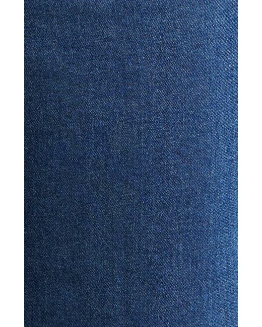 Anne Klein Blue Wide Leg Drawstring Jeans