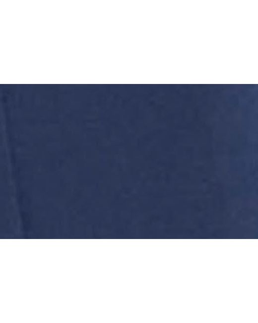 Maggy London Blue Short Sleeve Tie Waist A-Line Midi Dress