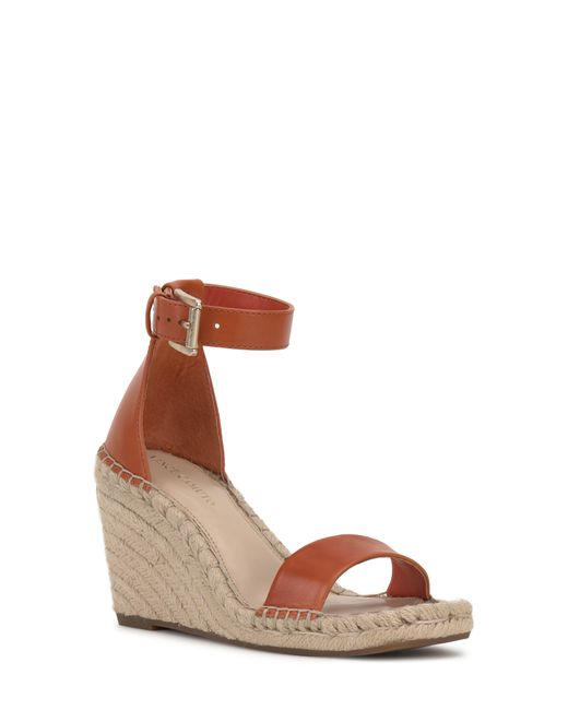 Vince Camuto Meddrina Ankle Strap Sandal in Brown Lyst
