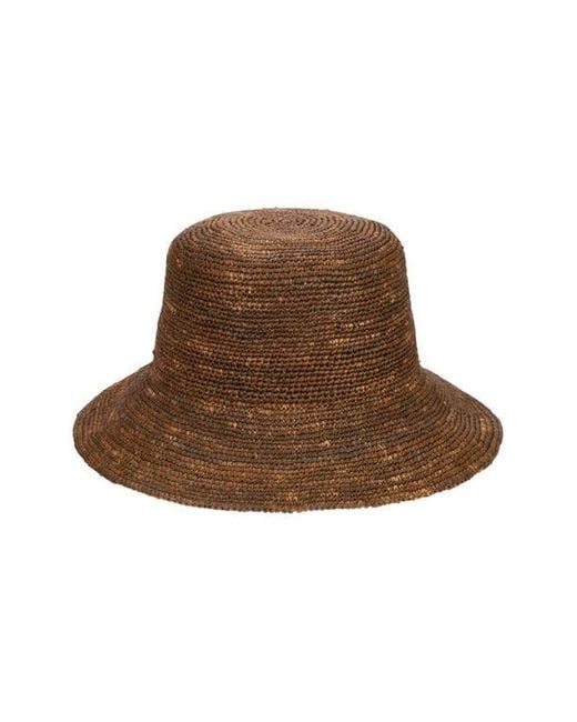 San Diego Hat Brown Weekend Straw Bucket Hat