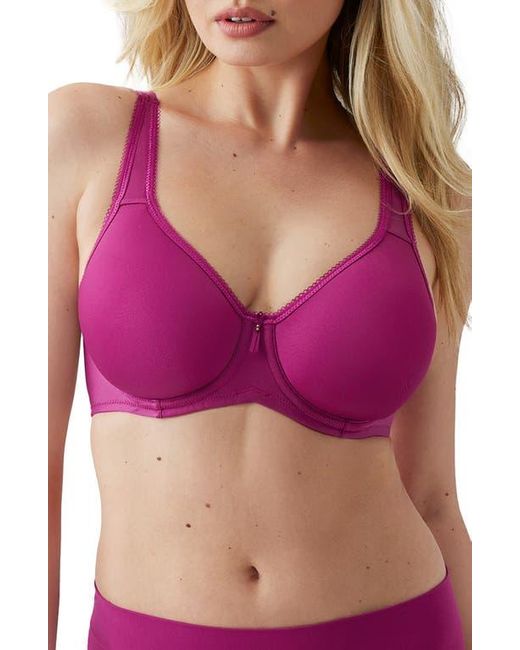 Wacoal Purple Basic Beauty Spacer Underwire T-Shirt Bra
