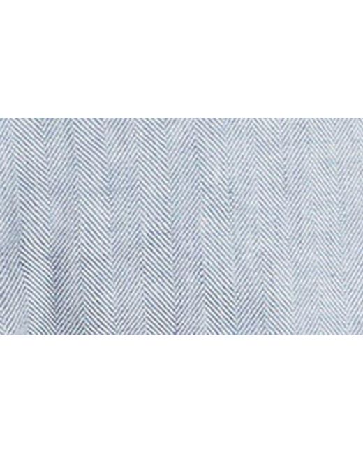 Tommy Bahama Blue Beach Coast Stretch Linen & Cotton Cargo Shorts for men