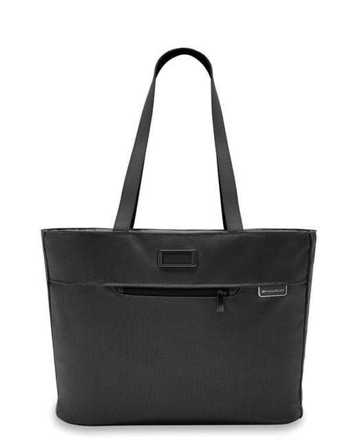 Briggs & Riley Black Baseline Traveler Tote Bag for men