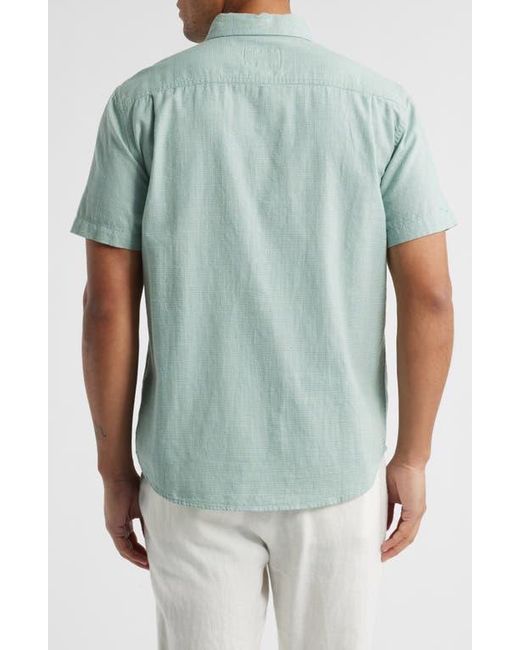 Rails Green Fairfax Short Sleeve Button-Up Shirt for men