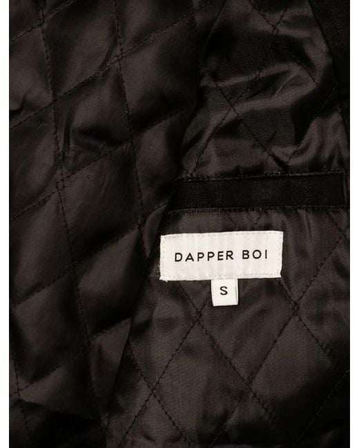 Dapper Boi Black Microfiber Suede Bomber Jacket for men