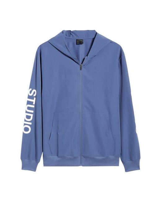 Saint Studio Blue Jett Lawrence Tempo Forever Tech Zip Jacket for men
