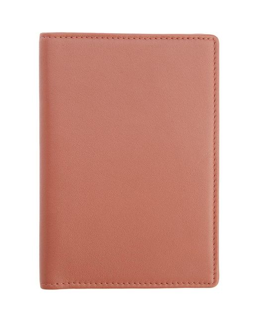 ROYCE New York Brown Personalized Rfid Leather Card Case