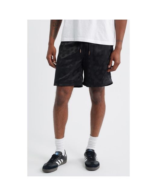 Honor The Gift Black Polka Dot Drawstring Shorts for men