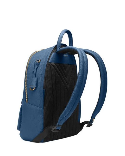Maison De Sabre Blue Leather Backpack