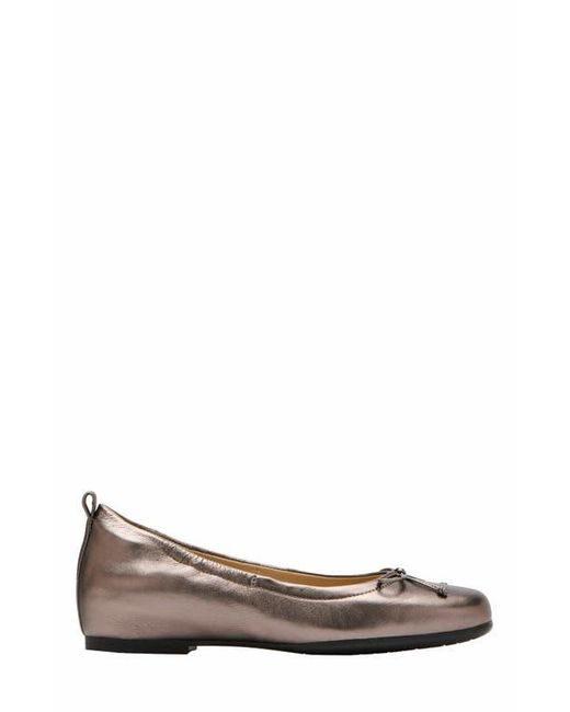 ABEO White Cadence Bow Ballet Flat