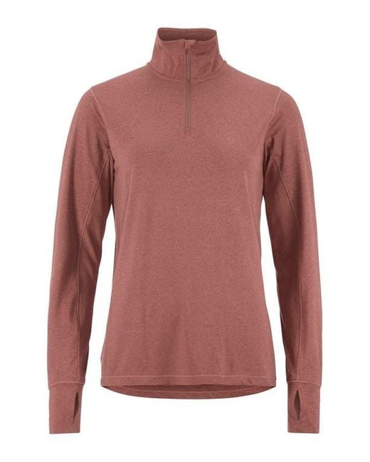 C.r.a.f.t Red Flow Quarter Zip Pullover