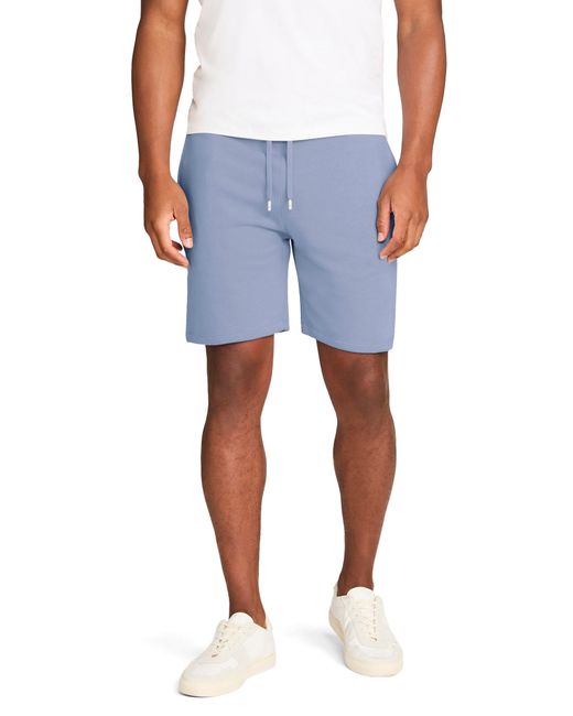 Tommy John Blue French Terry Drawstring Shorts for men