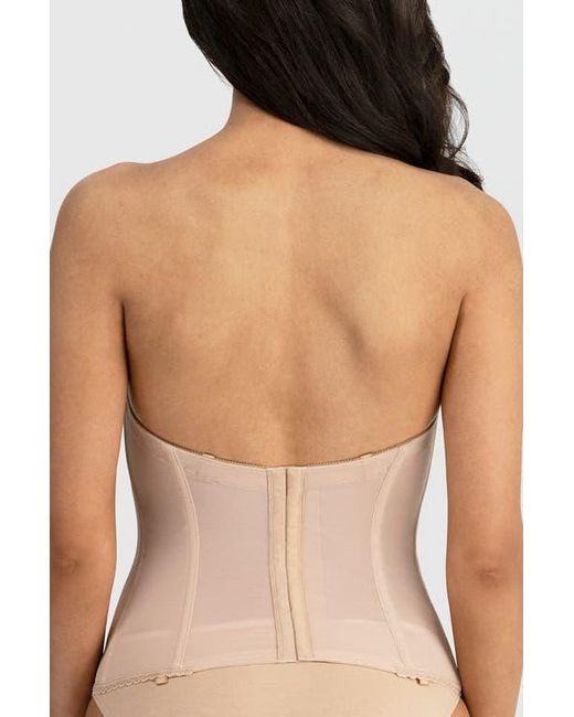 Dominique Intimates Black Brianna Low Back Convertible Strapless Corset Bra