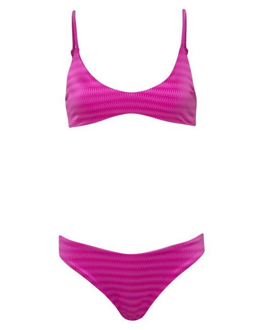 Maaji Pink Deep Sublimity Reversible Bikini Bottoms