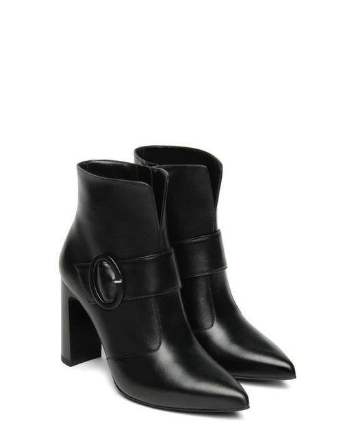 Nero Giardini Black Buckle Bootie