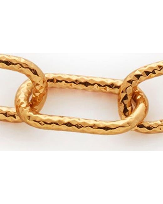 Monica Vinader Metallic Alta Textured Chain Necklace