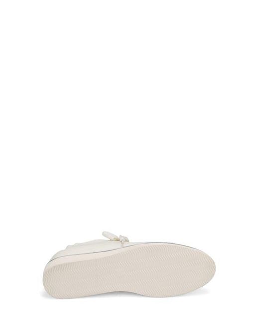 Vaneli White Quion Perforated Sneaker
