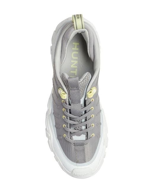 Hunter White Sara Waterproof Sneaker