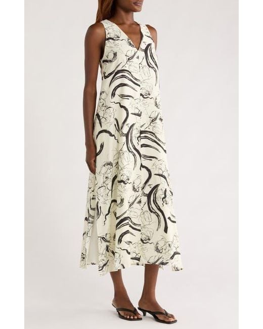 MELLODAY White Sleeveless Shift Dress