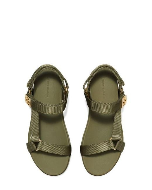 Tory Burch Green Mellow Trail Sandal