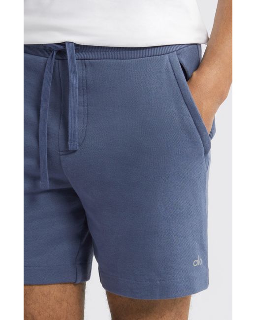 Alo Yoga Blue Chill Shorts for men