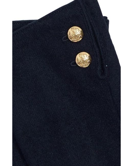 ZZDNU Lauren Ralplh Lauren Blue 2 Button Cashmere Blend Touch Glove