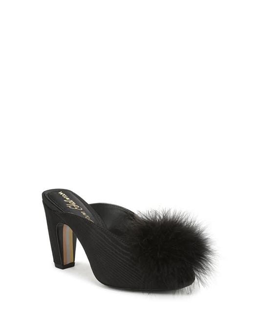 Sam Edelman Black Witney Feather Embellished Pump