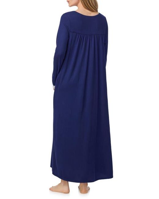 Eileen West Blue Long Sleeve Ballet Nightgown