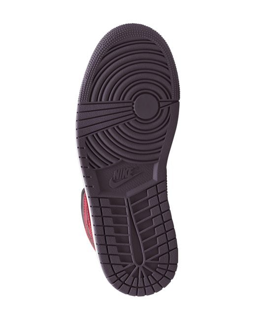 Nike Air 1 Mid Sneaker in Red | Lyst