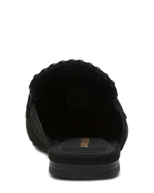 Anne Klein Black Alora Mule